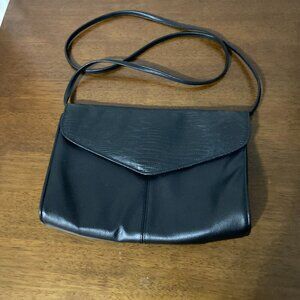 Tandem Black 90s Shoulder Bag Thin Strap Crossbody Vintage Small